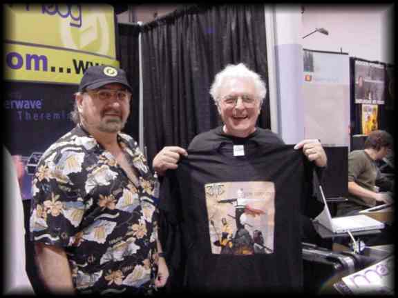 Bob likes his Shunk Daddy Grind T-shirt